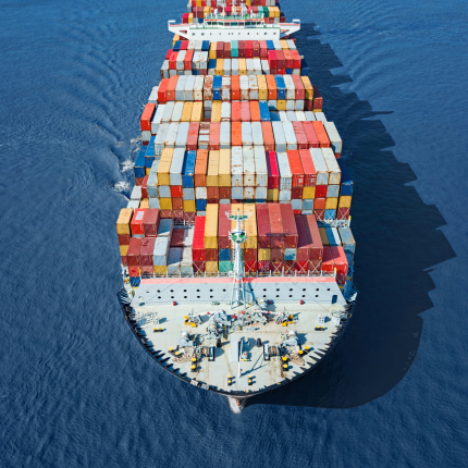 Shipping container boat